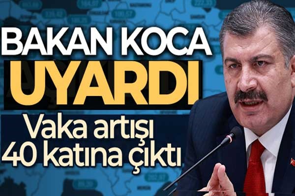 Sağlık Bakanı Koca'dan koronavirüs uyarısı