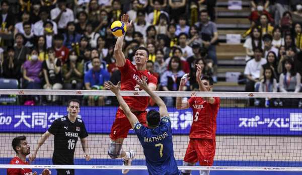 A Milli Erkek Voleybol Takımı, Brezilya'ya 3-1 kaybetti