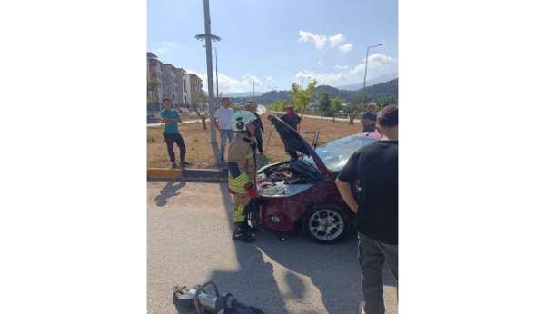 Yayladağı'nda trafik kazası:6 yaralı