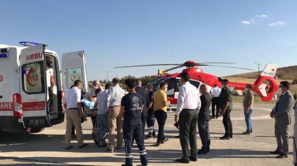 Ordu Büyükşehir Belediye Başkanı Güler, ambulans helikopter ile Ankara'ya sevk e