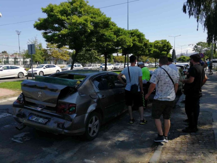 Samsun'da zincirleme trafik kazası 