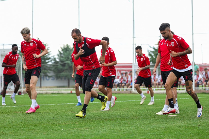 Samsunspor, Panathinaikos hazırlıklarını sürdürdü