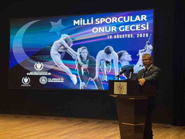 KKTC'de 'Milli Sporcular Onur Gecesi' düzenlendi