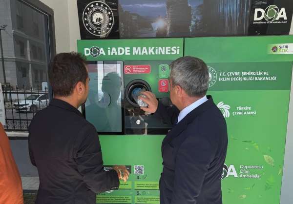 Samsun'da DOA sistemiyle 2 milyondan fazla ambalaj geri dönüşüme kazandırıldı