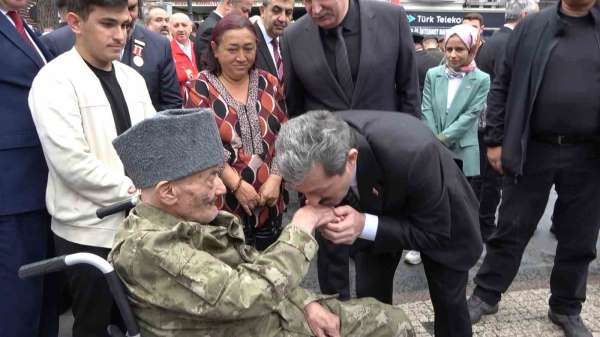 94 yaşındaki Kore Gazisi Cemal Yayla'ya Gaziler Günü'nde anlamlı vefa