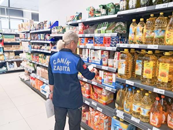 Canik'te market ve işletmelere denetim