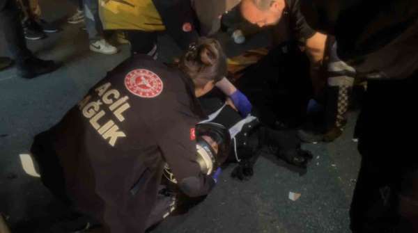 Bursa'da kavşakta motosiklet kazası: 18 yaşındaki aday sürücü ağır yaralandı
