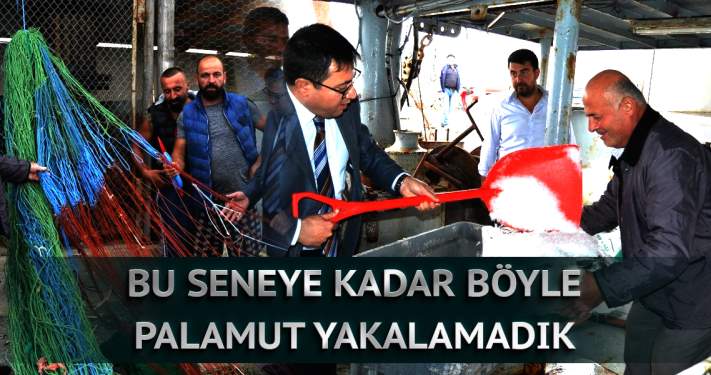 Balıkçılar: 'Bu seneye kadar böyle büyük palamut yakalamadık'