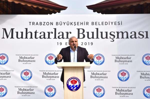 Muhtarlarla şehri yönetenler bir araya geldi 