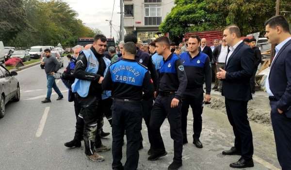 Sultangazi'de zabıtaya kürekli saldırı - İstanbul haber