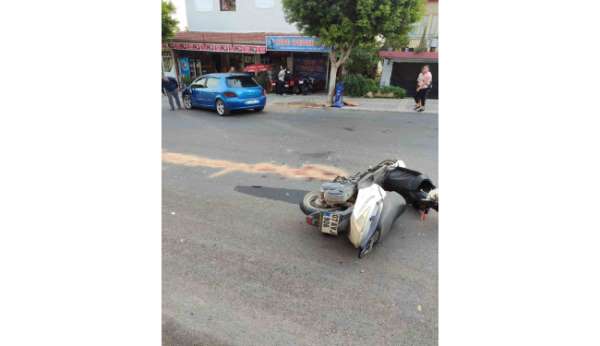 Antalya'daki motosiklet kazasında sürücü ağır yaralandı