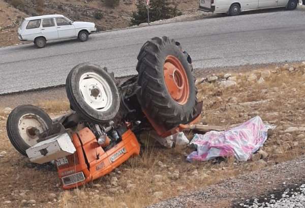 Karaman'da traktör kazası: 1ölü