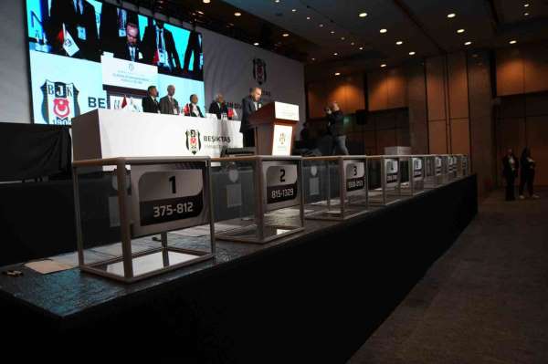 Beşiktaş'ta olağan divan kurulu başkanlık seçimi başladı