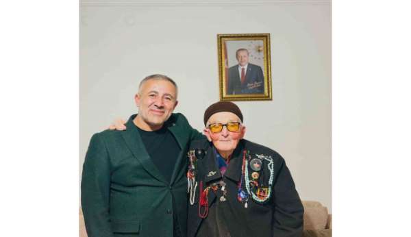 İl Başkanı Yıldırım, şehit babası Bayır ile bir araya geldi