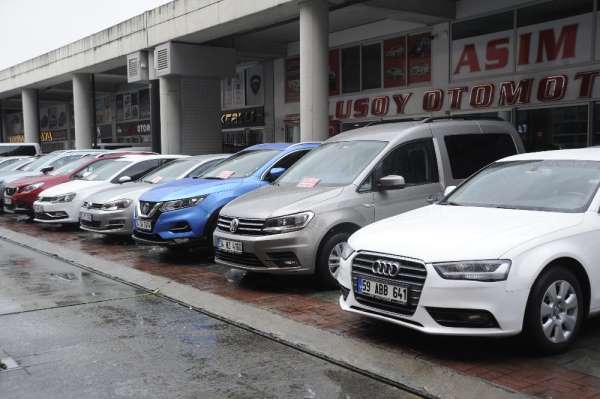 İkinci el araç piyasasında durgunluk yaşanıyor 