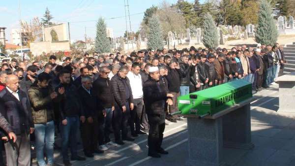 Karaman'da silahlı saldırıda ölen şahıs son yolculuğuna uğurlandı - Karaman haber