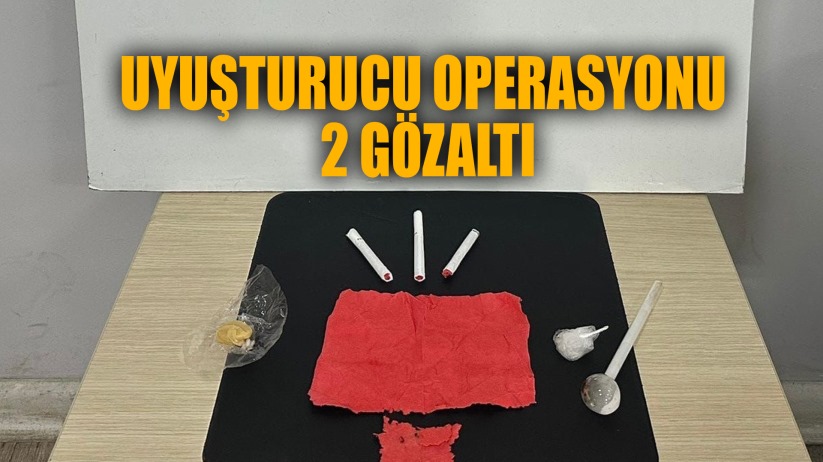 Bafra'da uyuşturucu operasyonu: 2 gözaltı