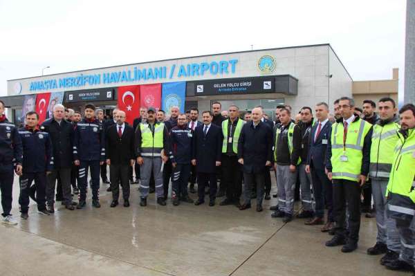Amasya-Merzifon Havalimanı'na yeni terminal binası: Yolcu kapasitesi 700 bine çıkarıldı
