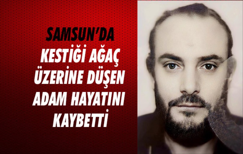 Samsun'da kestiği ağaç üzerine düşen adam hayatını kaybetti