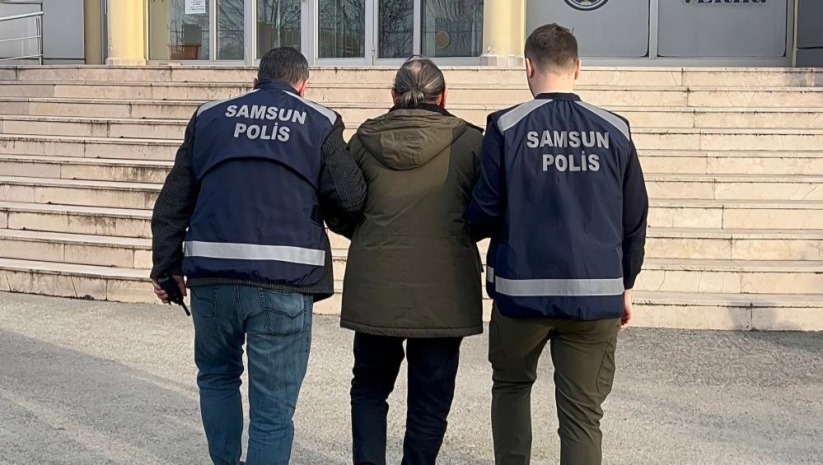 Samsun'da 17 yıl 10 ay hapis cezası ile aranan şahıs lokantada yemek yerken yakalandı