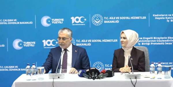 Bakan Işıkhan: 'İşverenlerimizin engelli çalıştırma yükümlülüğünü otomatik tespit edecek 'Çalışan Bildirim Sis