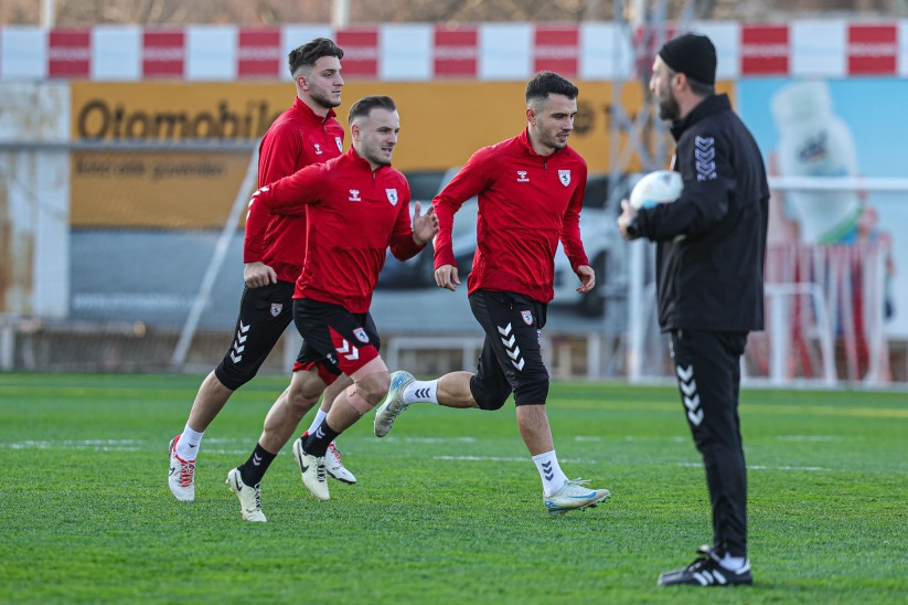 Samsunspor, Sivasspor hazırlıklarını sürdürdü