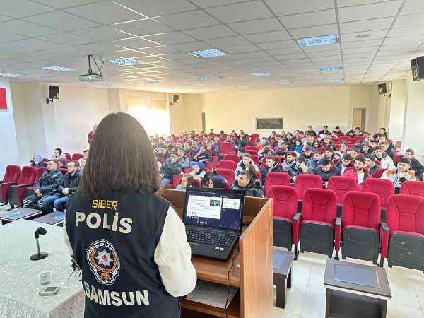 Kavak'ta öğrencilere siber güvenlik eğitimi