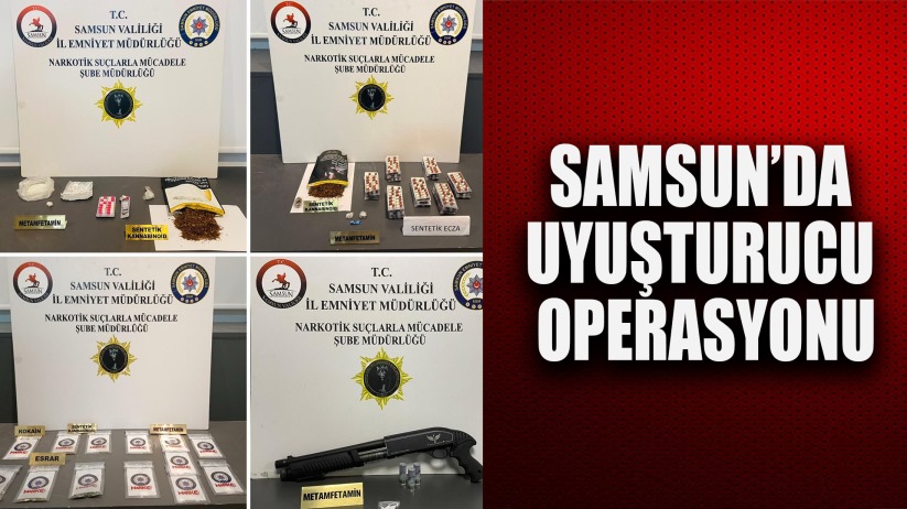 Samsun'da Uyuşturucu Operasyonu: 9 Kişi Hakkında Adli İşlem