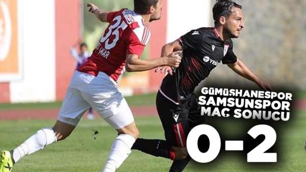 Gümüşhanespor Samsunspor maç sonucu 0-2