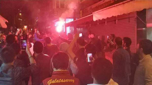 Galatasaray'ın şampiyonluğu Samsun'da coşkuyla kutlandı 