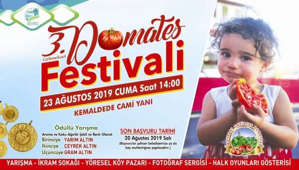 Başkan Çakıcı'dan domates festivaline davet 
