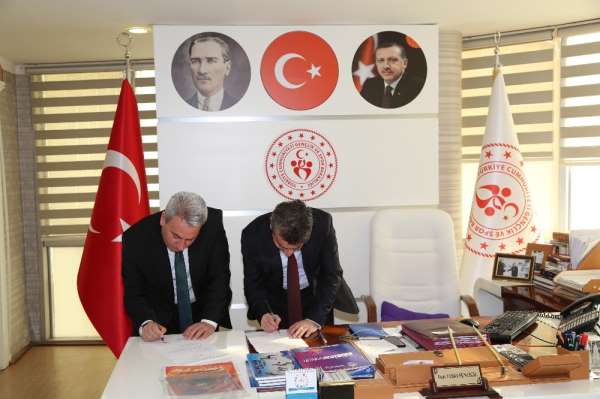 Erzurum İl Sağlık Müdürlüğü ile Erzurum Gençlik ve Spor İl Müdürlüğü iş birliği 