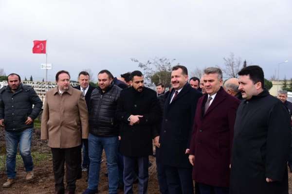 Küçük Sanayide spor tesisi temel atma töreni yapıldı 