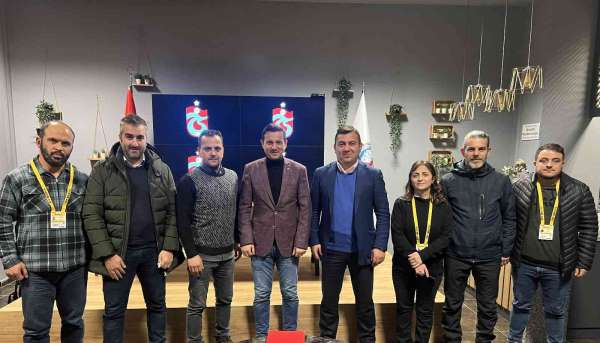 Trabzonspor Yönetim Kurulu Üyesi Şemsetdin Hancı'dan TSYD Trabzon Şubesi'ne ziyaret