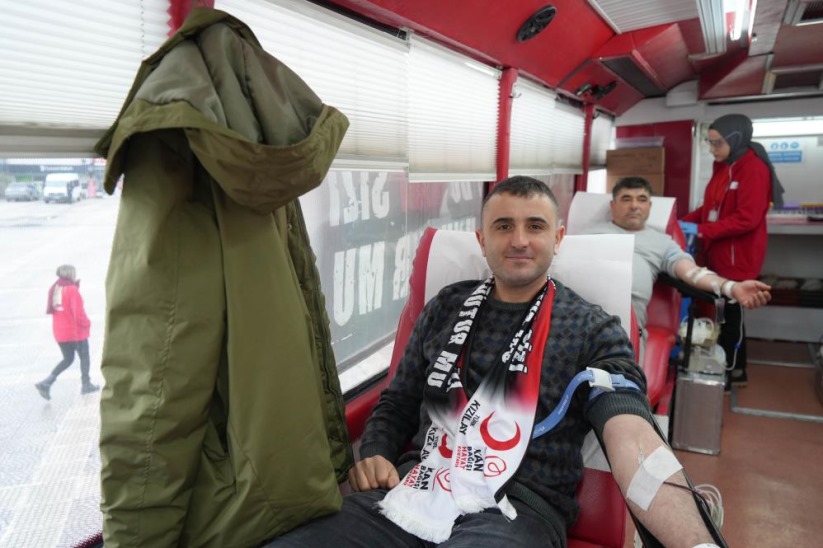 Samsun'da kan bağışlayana Süper Lig maç bileti hediye