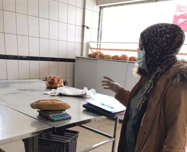 Amasya'da ekmekler ağırlık denetiminden geçti