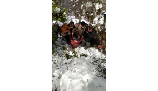 Sinop'ta hasta kurtarma operasyonu