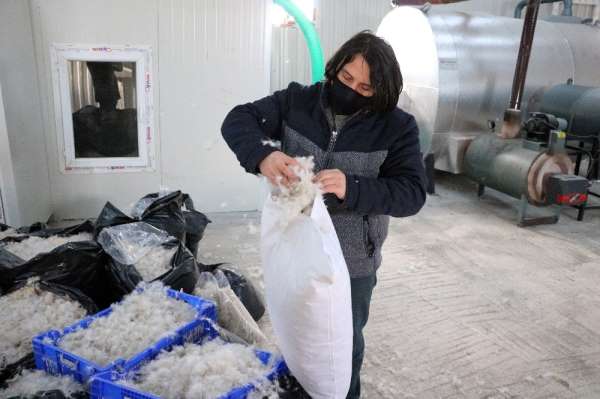 Yozgat'ta üretilen kaz tüyü Avrupa'ya ihraç ediliyor