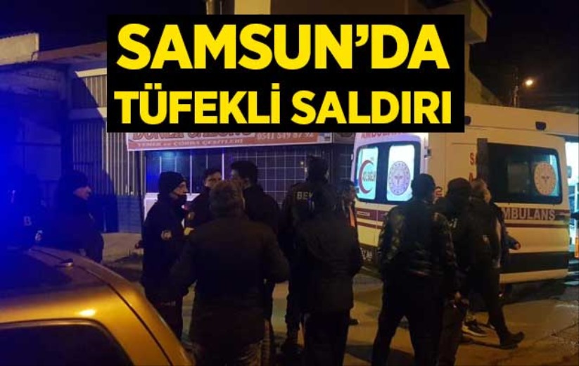 Samsun'da tüfekli saldırı: 1'i ağır 2 yaralı