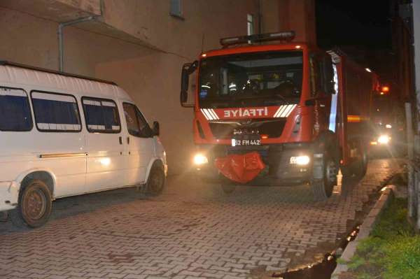Ordu'da sahur vakti baca yangını panik oluşturdu