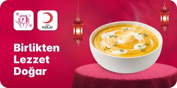 Yemeksepeti ve Kızılay'ın 'Birlikten Lezzet Doğar' projesi devam ediyor