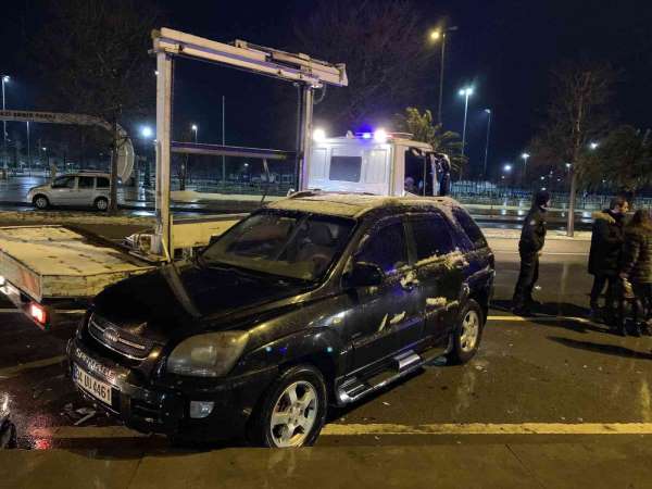 Maltepe sahil yolunda trafik kazası: 2 yaralı