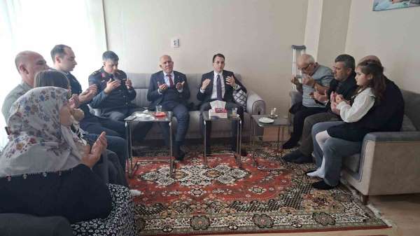 Hisarcık'ta şehit ailesi ve gazilere bayram ziyareti