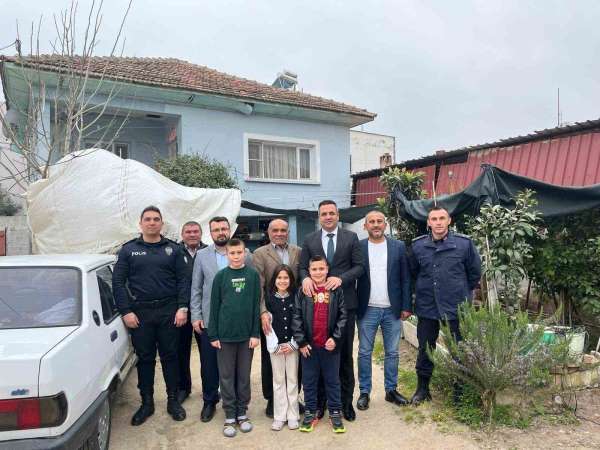 Kaymakam Dalak, şehit ve gazi ailelerini bayramda da yalnız bırakmadı