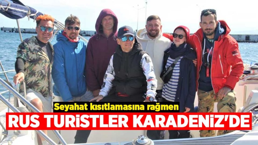 Seyahat kısıtlamasına rağmen Rus turistler Karadeniz'de