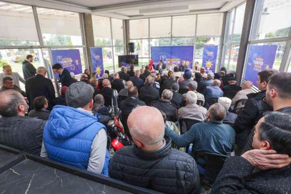 Başkan Sandıkçı: 'Hemşehrilerimizle istişare kültürü içerisinde çalışmalarımızı sürdürüyoruz'