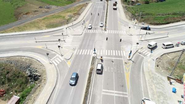 AFAD Kavşağı yeniden düzenlendi