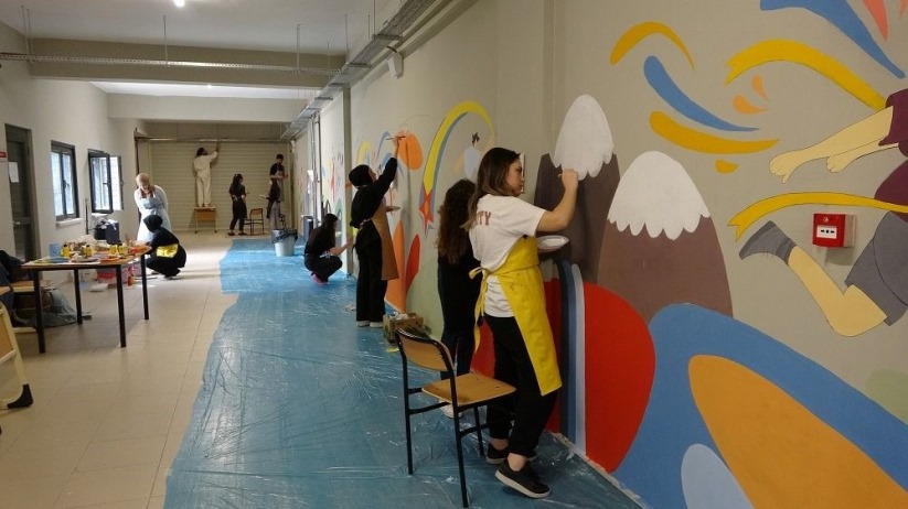 Samsun'da çocuk cezaevinde 'Sanat Sokağı' açıldı