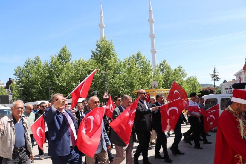 Samsun Havza'da festival mehterli festival yürüyüşü ile başladı