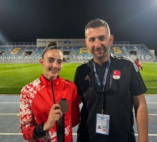 Eskişehirli atletizm sporcusu U23 Akdeniz Şampiyonası'nda 3'üncü oldu